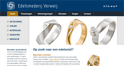 Desktop Screenshot of edelsmederij-verweij.nl